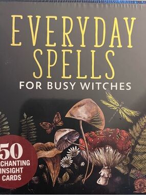 Everyday Spells For Busy Witches - Black & Yellow Cover